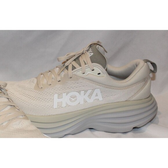 NIB Hoka One Men\'s Bondi 8 Running Sneakers OAK TAN SZ 8 NEW